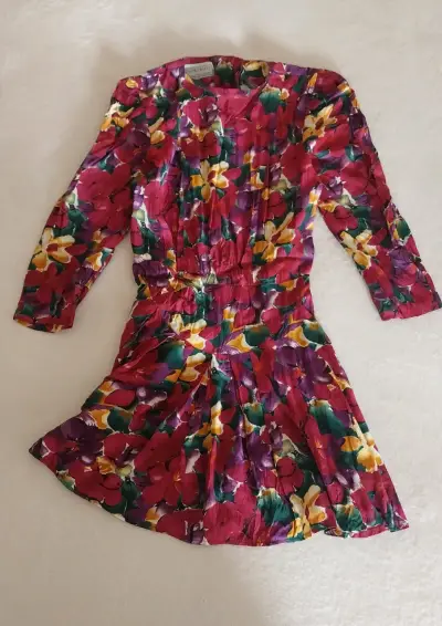 Vestido floral multicolor E.D. Michaels - miniatura 1