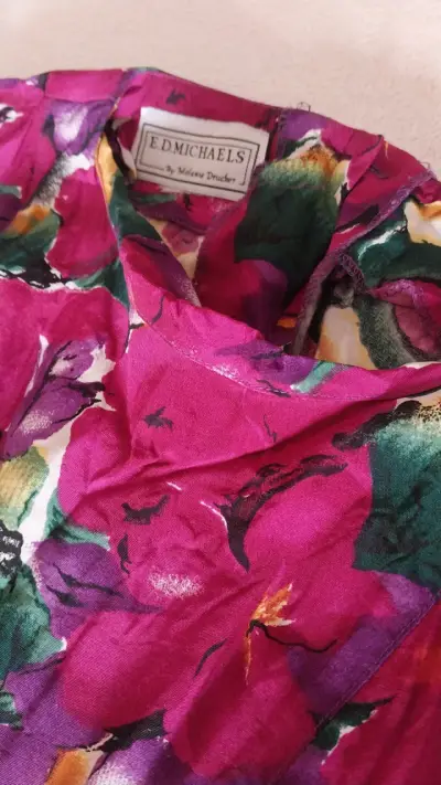Vestido floral multicolor E.D. Michaels - miniatura 2