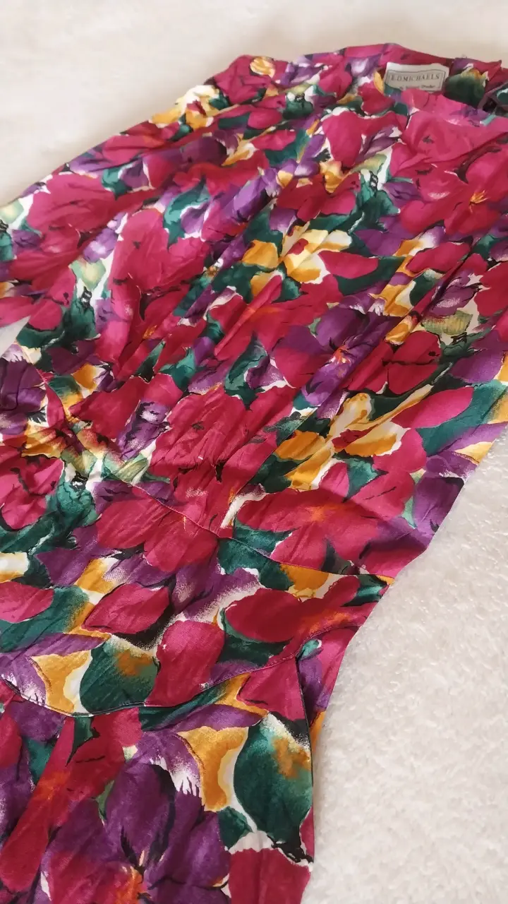 Vestido floral multicolor E.D. Michaels - 3