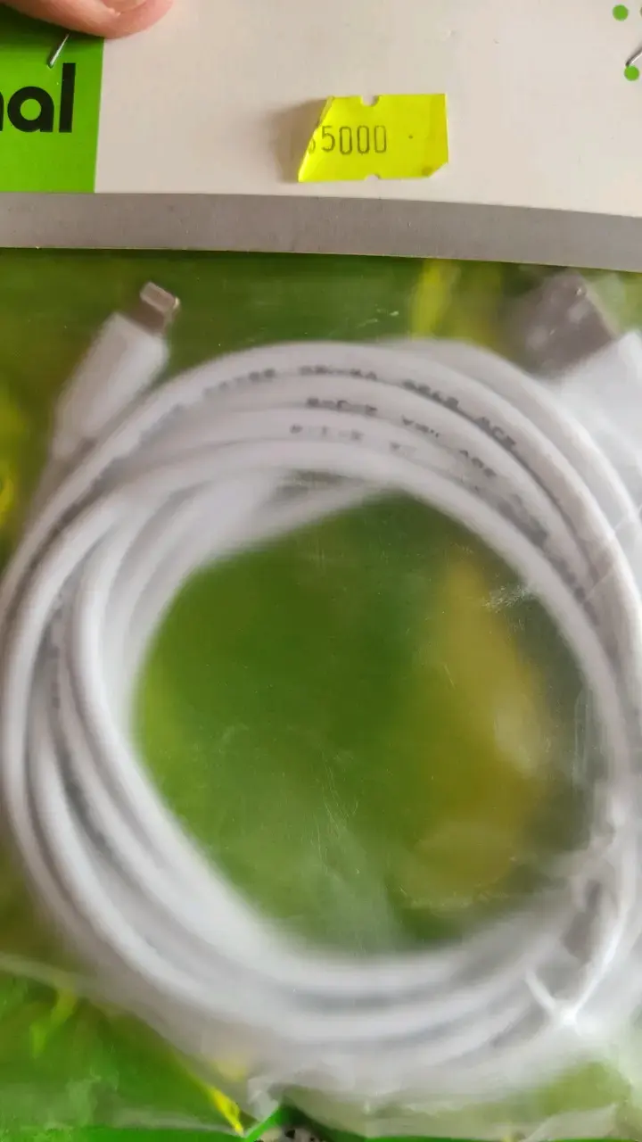 Cable USB de 3 metros blanco - 2