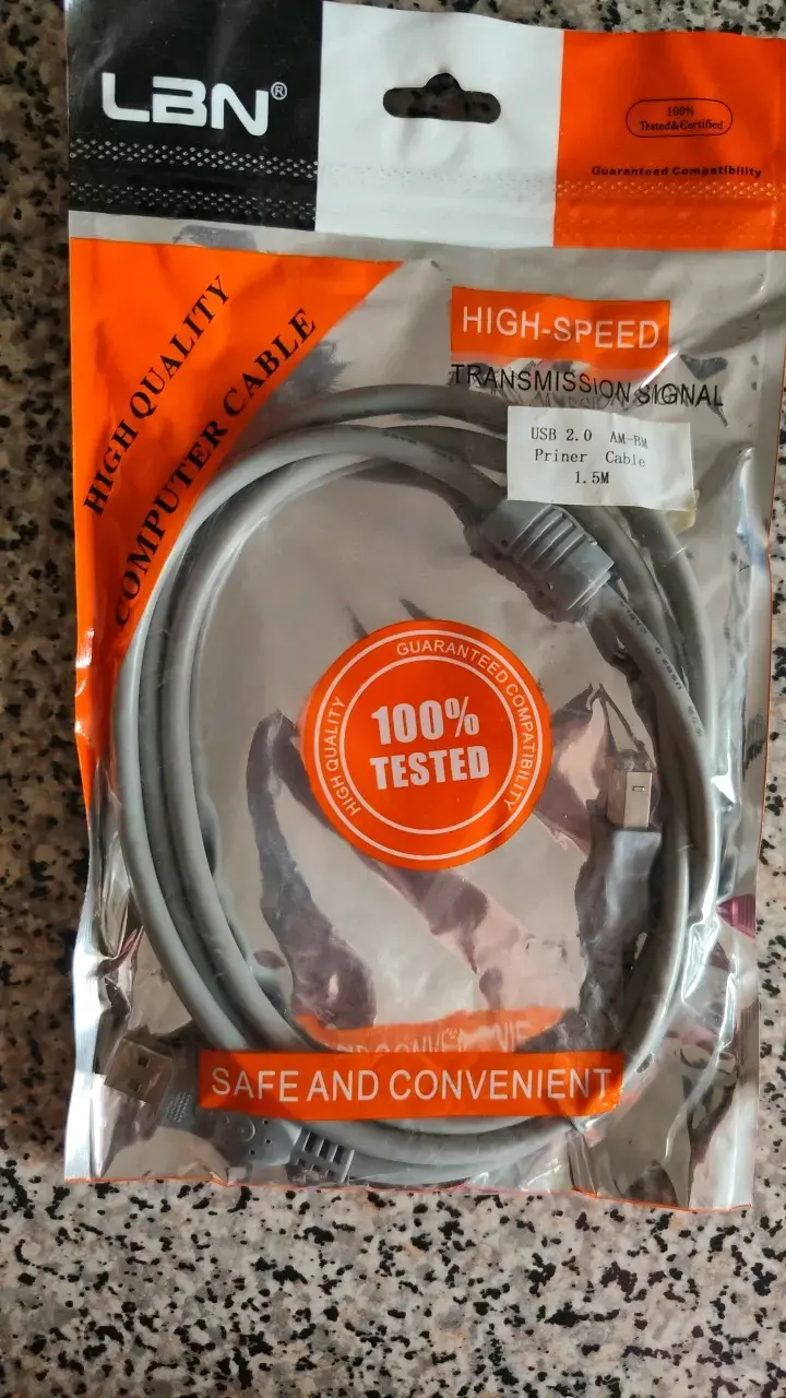 Cable USB 2.0 de 1.5m LBN alta velocidad - 1