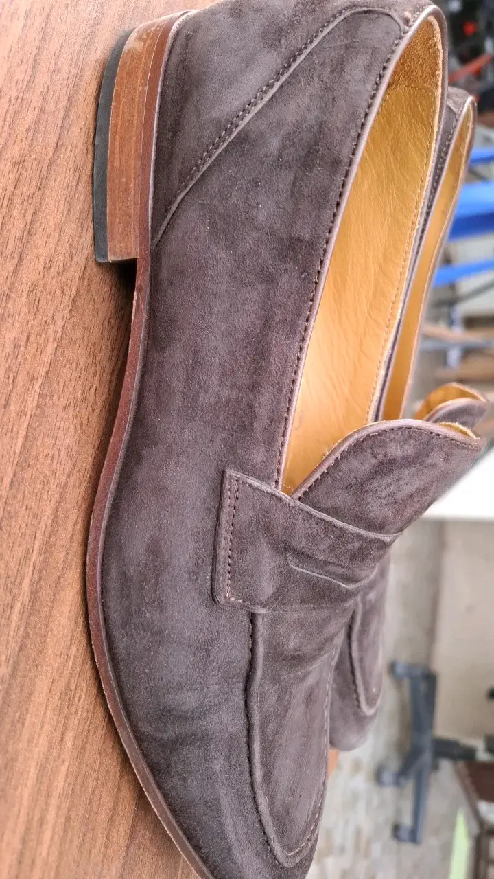 Zapatos de vestir de gamuza Florsheim marrón - 2