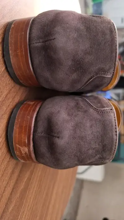 Zapatos de vestir de gamuza Florsheim marrón - miniatura 3