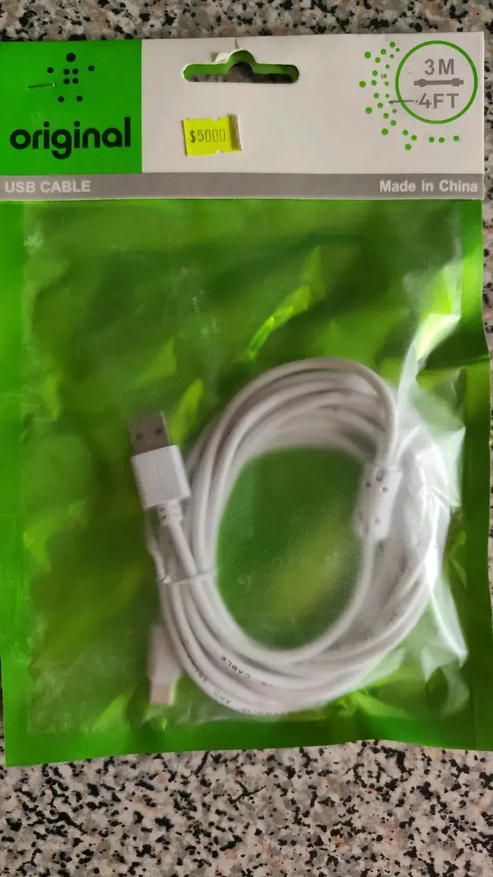 Cable USB de 3 metros original - 1