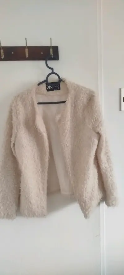 Chaqueta de peluche beige Kimera Collection - miniatura 1