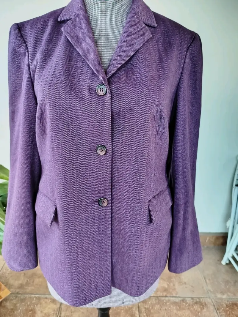 Blazer de mujer morado - 4