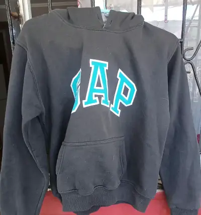 Polerón con capucha GAP azul talla M - miniatura 1