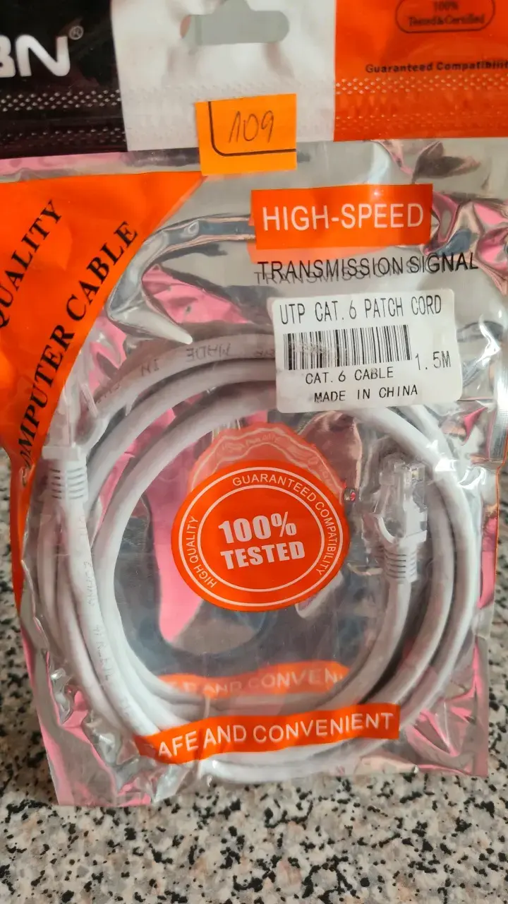Cable de Red UTP Cat. 6 LBN 1.5m Alta Velocidad - 2