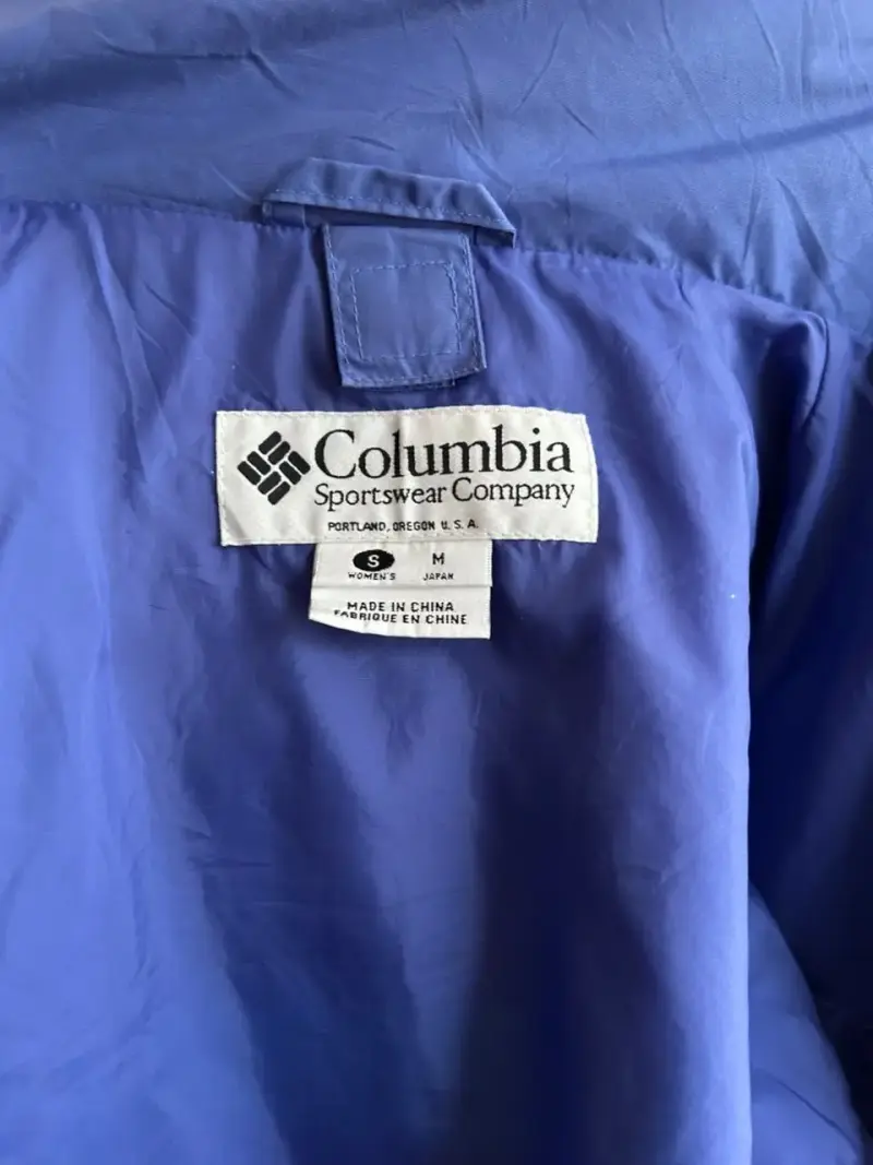 Chaqueta Impermeable Columbia Mujer Azul - 1