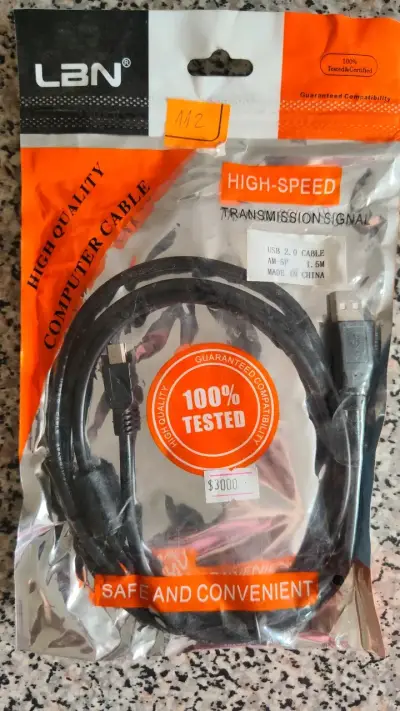 Cable USB 2.0 de Alta Velocidad LBN 1.5m - miniatura 1