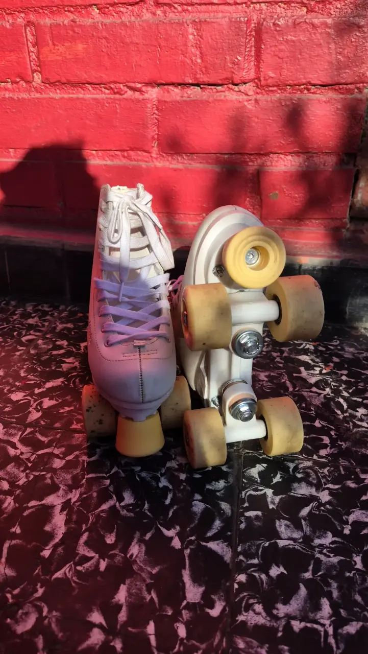 Patines de cuatro ruedas blancos Oxelo - 3