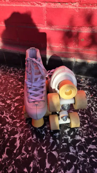 Patines de cuatro ruedas blancos Oxelo - miniatura 4