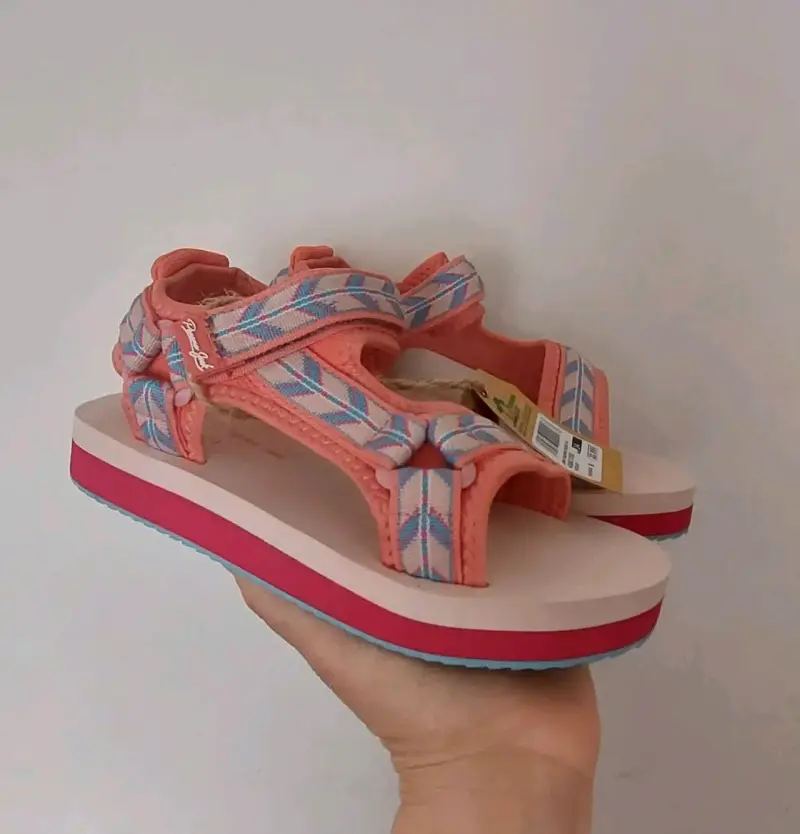 Sandalias para niñas Panama Jack Kids rosadas - 2