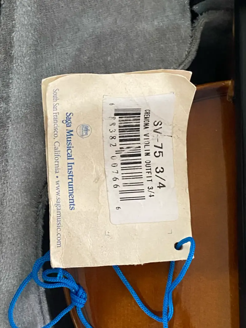 Violín Cremona SV-75 3/4 con estuche - 3