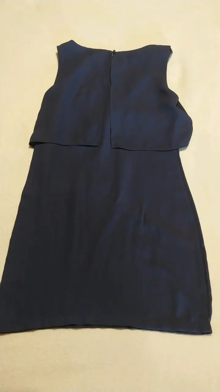 Vestido azul sin mangas H&M talla 38 - 2