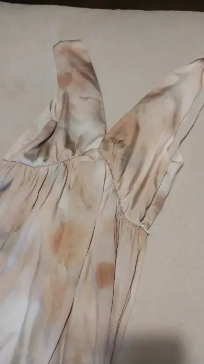 Vestido largo estampado H&M talla XS - miniatura 2