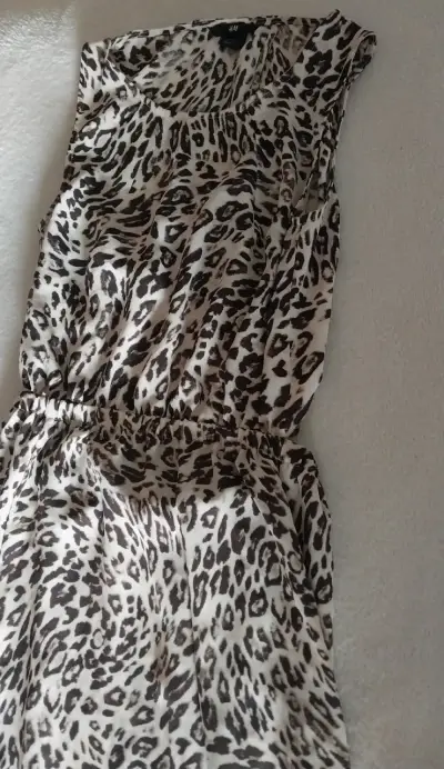 Vestido largo estampado animal print H&M - miniatura 2