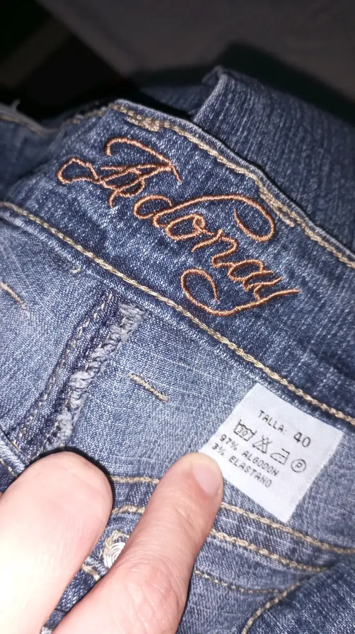 Jeans azul mujer Adonay talla 40 - 3