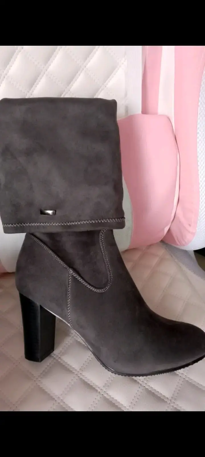 Botas de tacón alto negras para mujer - 3