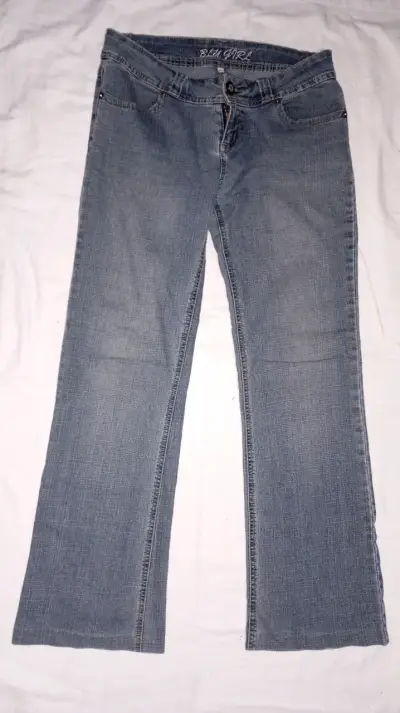 Jeans de mujer Blu Girl con bordado - miniatura 1
