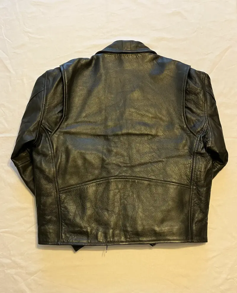 Chaqueta de cuero negra Bonus para hombre - 4