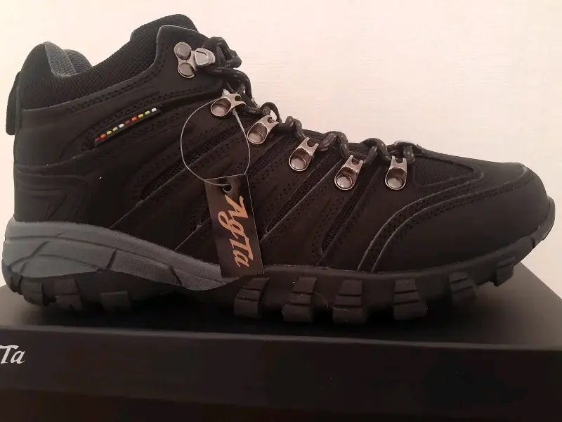 Botas de senderismo Agta negras y grises - 1