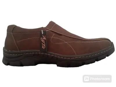 Zapatos de cuero para hombre Agta color negro - miniatura 2