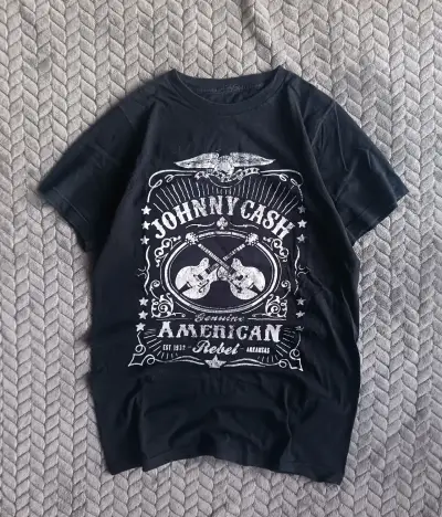 Polera negra Johnny Cash del 2009 - miniatura 1