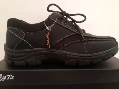 Zapatos de cuero Agta para hombre - miniatura 1