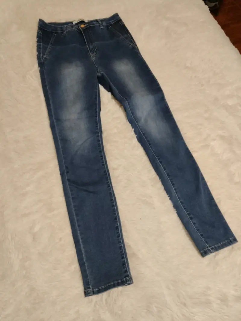 Jeans de mezclilla azul para mujer Menina - 1