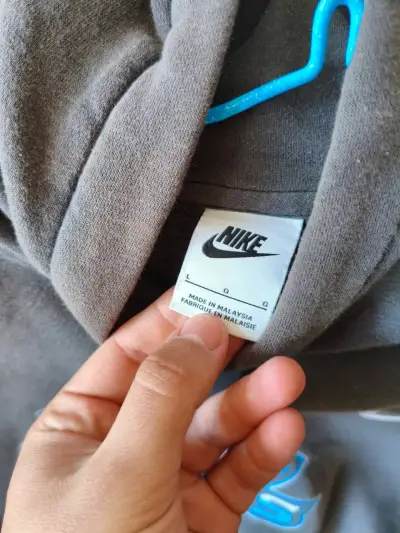 Polerón gris con capucha Nike Sharks - miniatura 3