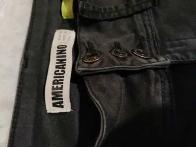 Jeans negros ajustados para mujer Americanino - miniatura 2