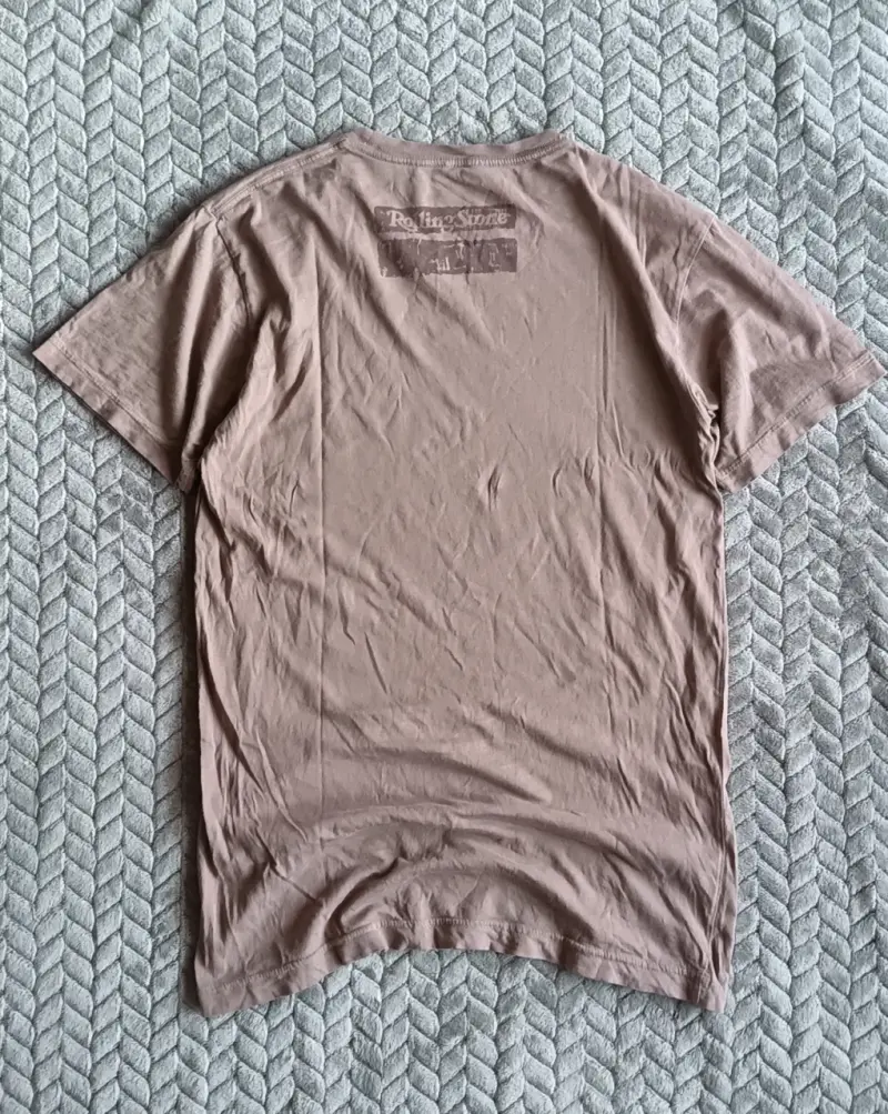 Polera cafe Rolling Stone vintage - 3