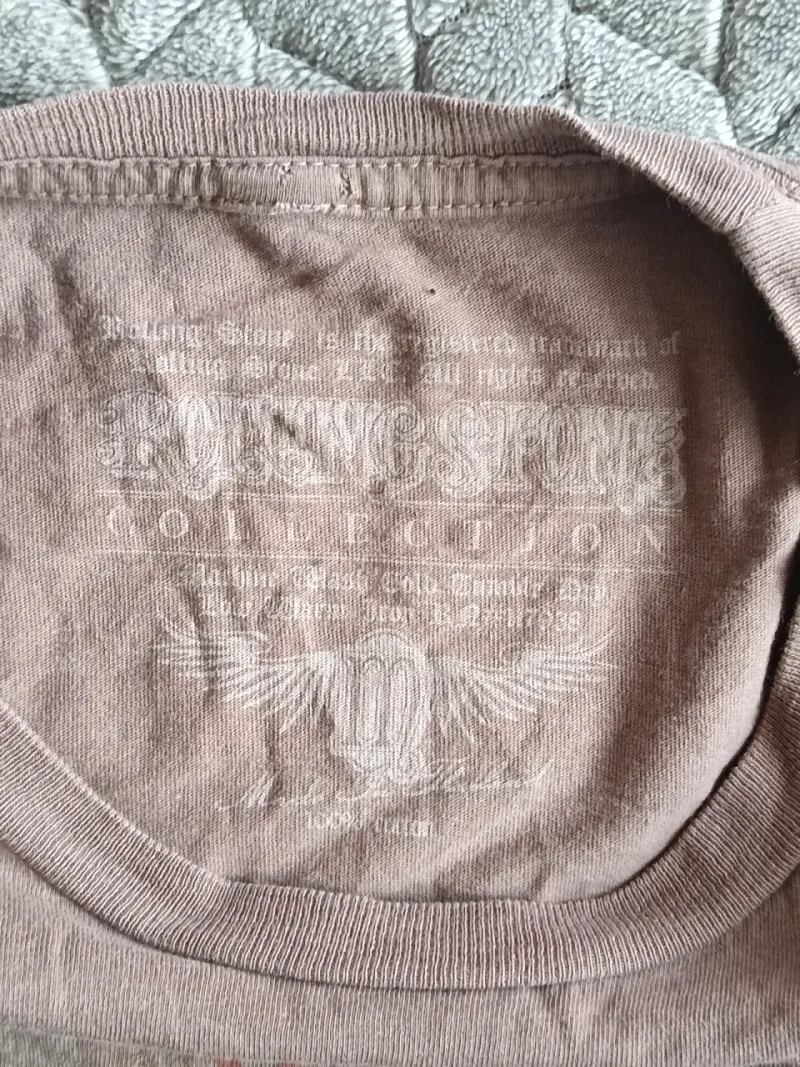Polera cafe Rolling Stone vintage - 5