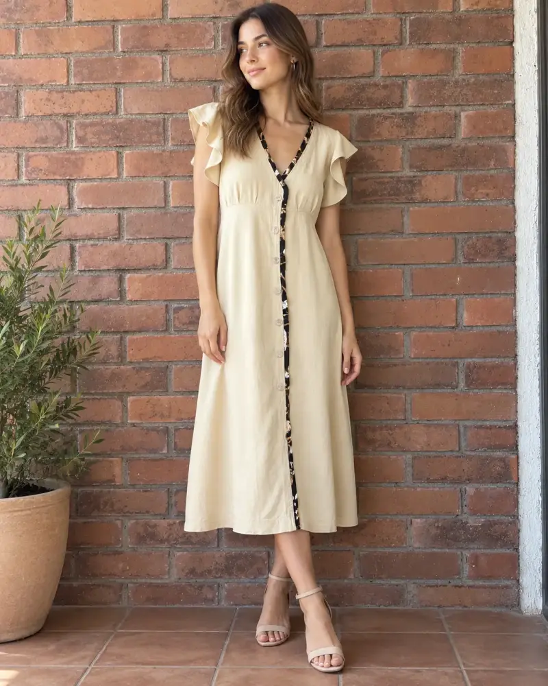 Vestido lino - 1