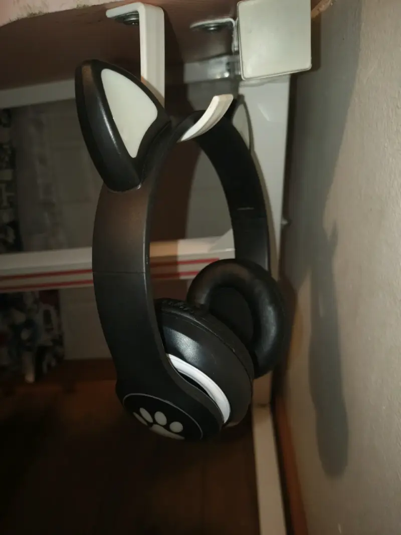 Auriculares inalámbricos con orejas de gato y luces LED - 5