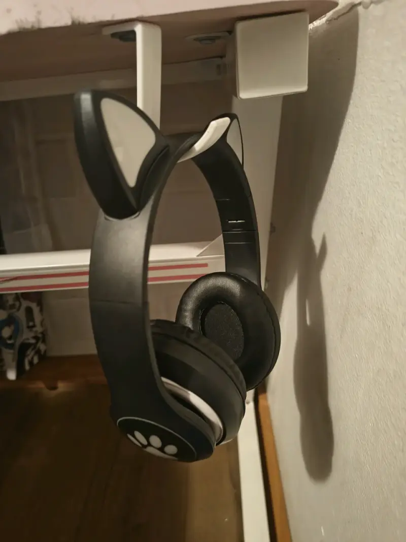 Auriculares inalámbricos con orejas de gato y luces LED - 6