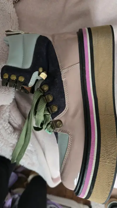 Botas de montaña Rocas multicolor para mujer - miniatura 2