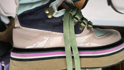 Botas de montaña Rocas multicolor para mujer - miniatura 4
