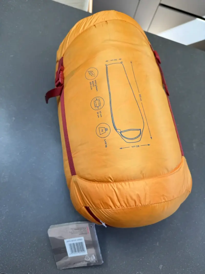Saco de Dormir Ferrino Lightec 1400 Duvet Naranja - 1