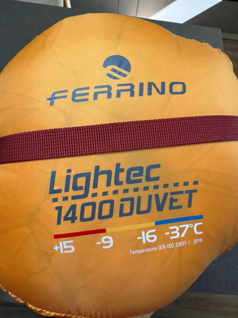 Saco de Dormir Ferrino Lightec 1400 Duvet Naranja - 3