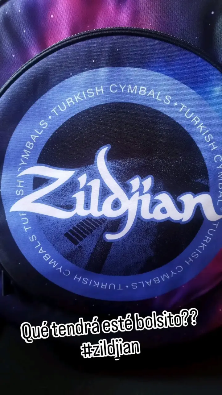 Bolso para platillos Zildjian diseño colorido