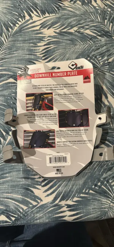 Placa de Número Downhill ODI para Bicicleta - miniatura 1