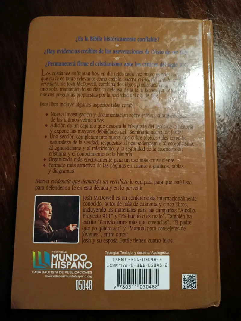 Libro 'Nueva Evidencia Que Demanda Un Veredicto' de Josh McDowell - 2