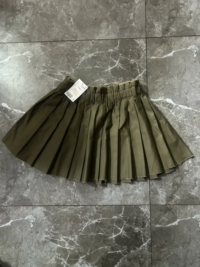 Falda tableada verde - 2
