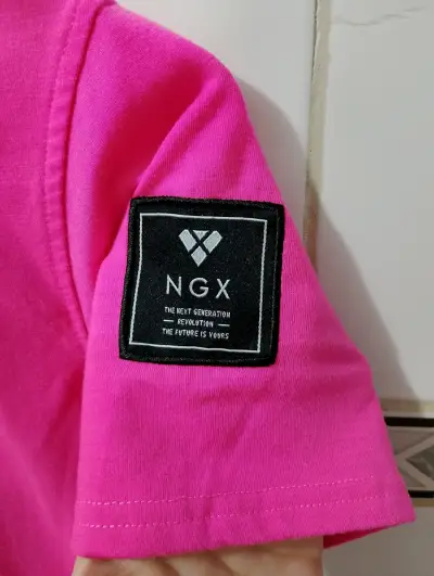 Pantalones negros NGX de algodón y elastano - miniatura 3