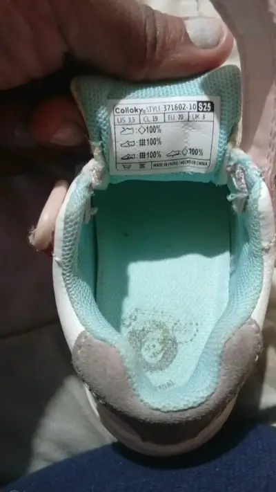 Zapatillas de bebé blanca - miniatura 3