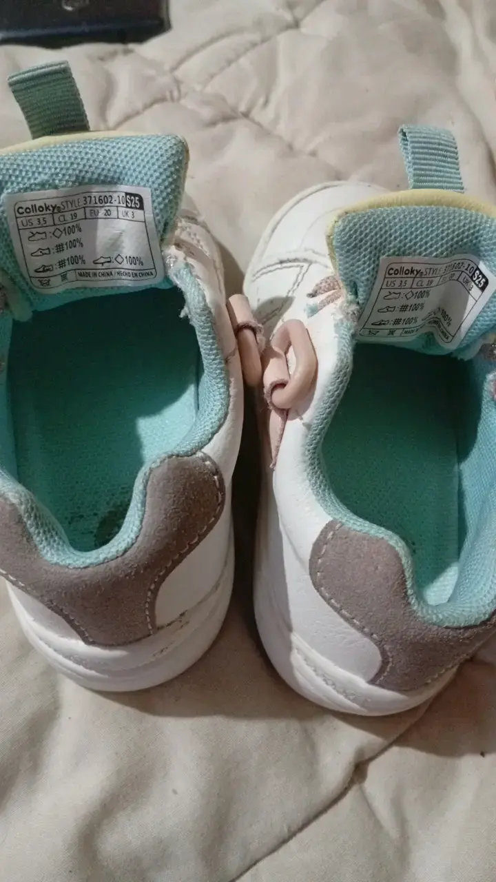 Zapatillas de bebé blanca - 4