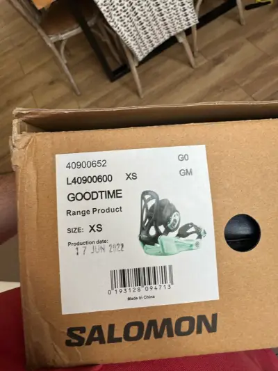 Fijaciones de Snowboard Salomon Goodtime XS - miniatura 1