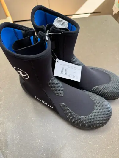 Botines de buceo Aqualung Superzip 7mm negros - miniatura 1